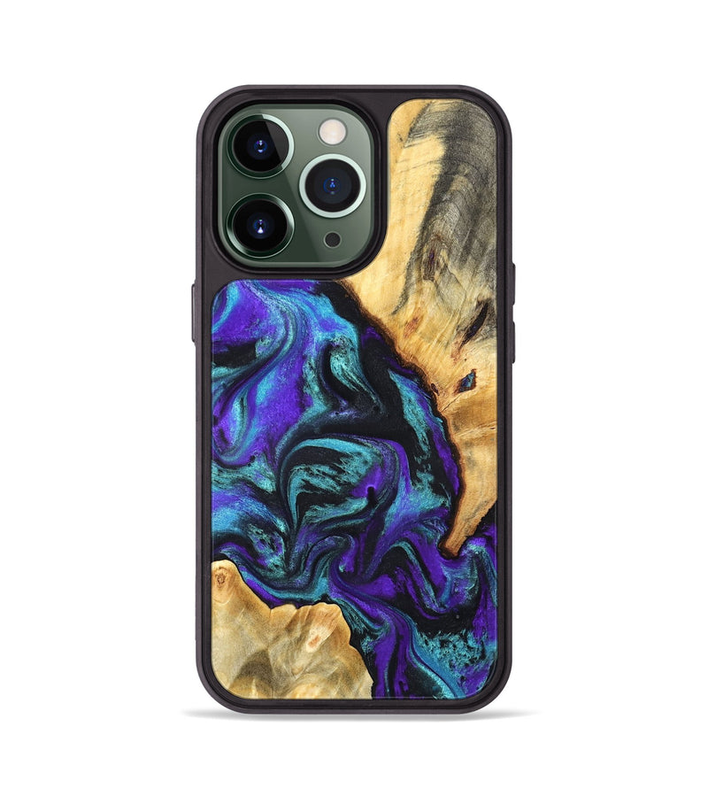 iPhone 13 Pro Wood Phone Case - Hoyt (Purple, 819627)