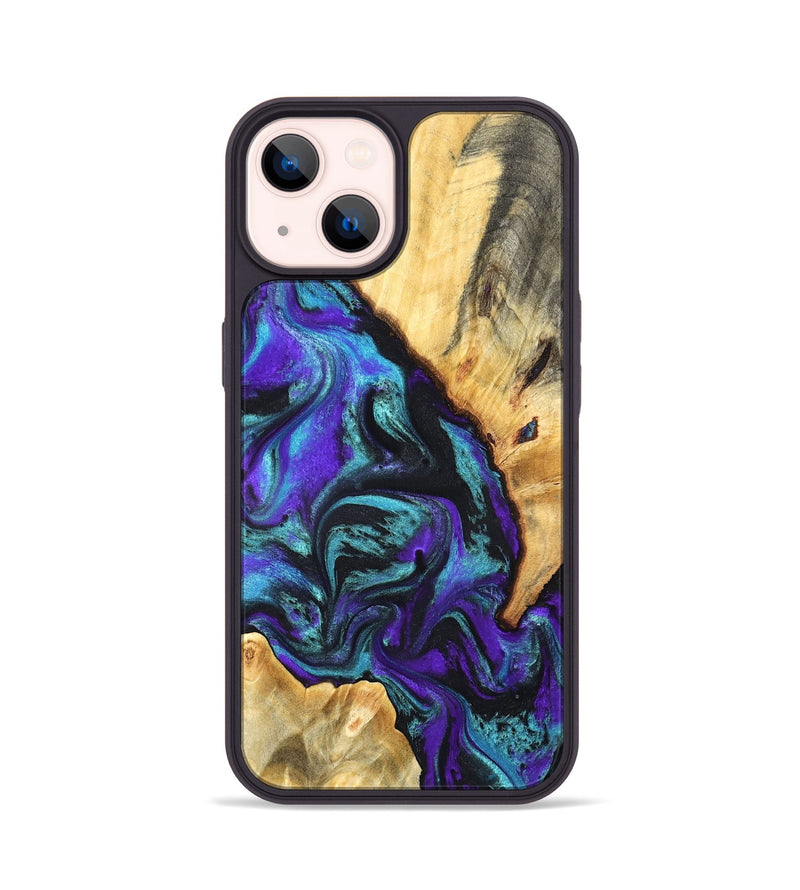 iPhone 14 Wood Phone Case - Hoyt (Purple, 819627)
