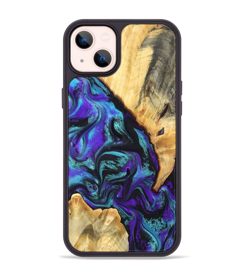 iPhone 14 Plus Wood Phone Case - Hoyt (Purple, 819627)