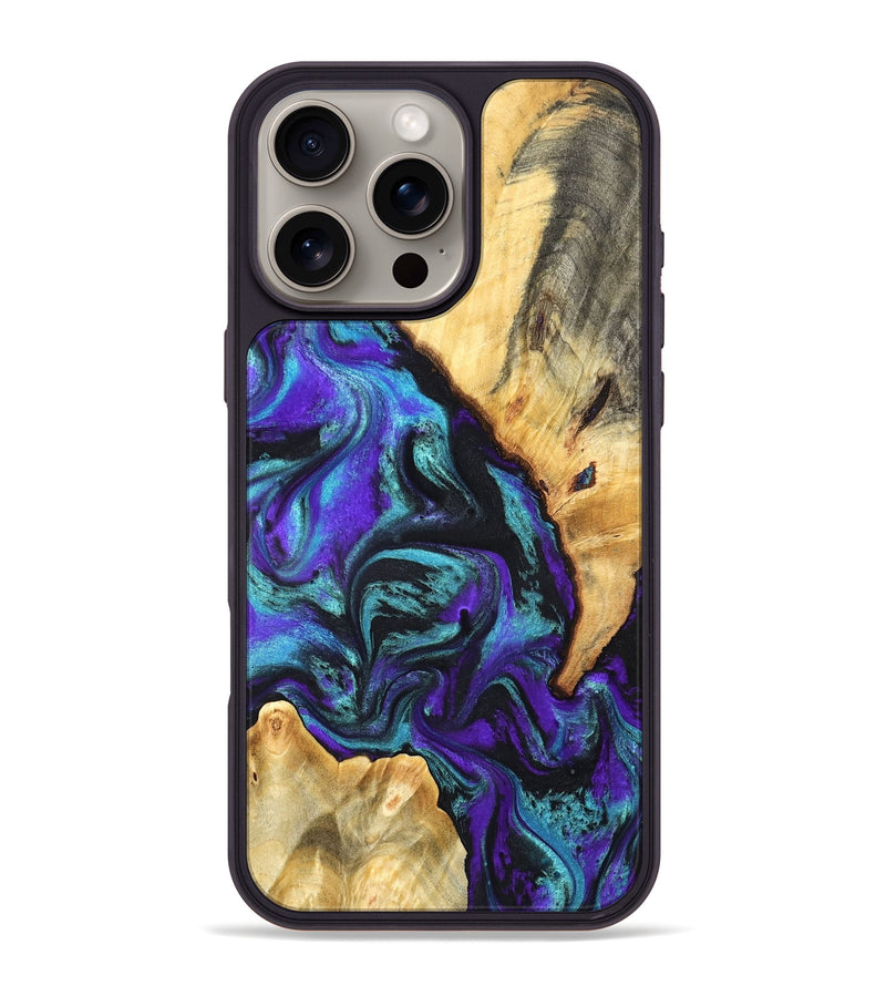 iPhone 16 Pro Max Wood Phone Case - Hoyt (Purple, 819627)