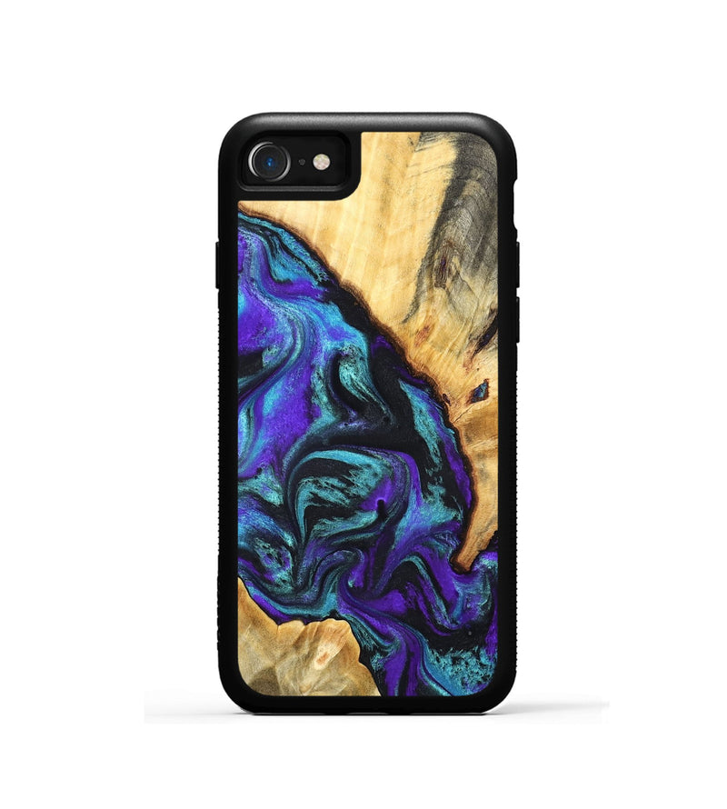 iPhone SE Wood Phone Case - Hoyt (Purple, 819627)