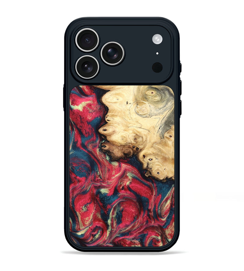 iPhone 17 Pro Max Wood Phone Case - Essie (Red, 819628)