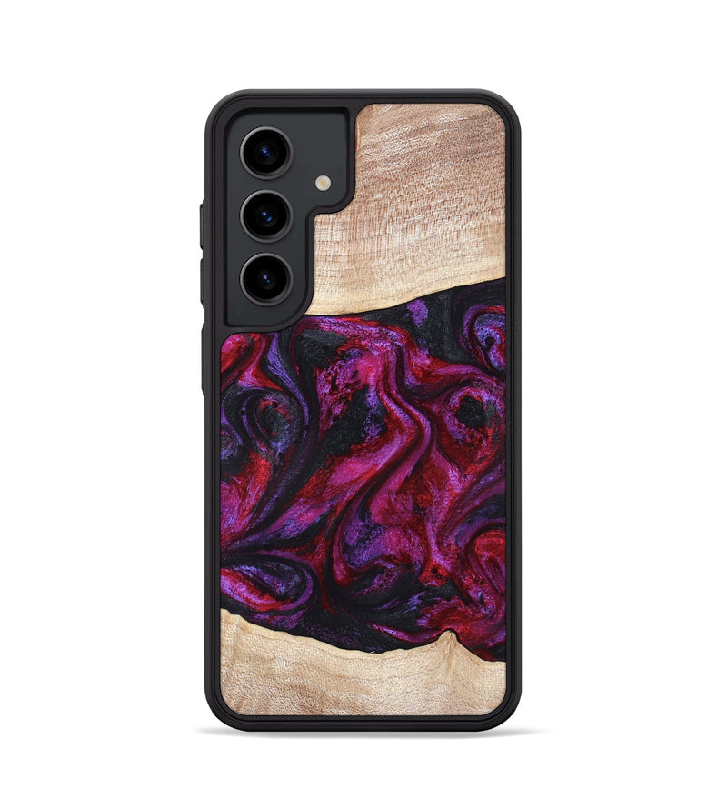 Galaxy S24 Wood Phone Case - Tonia (Red, 819629)
