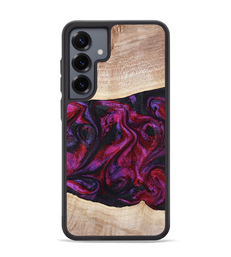 Galaxy S25 Plus Wood Phone Case - Tonia (Red, 819629)
