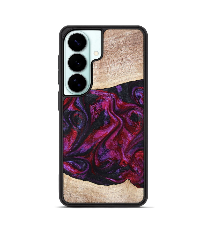 Galaxy S26 Wood Phone Case - Tonia (Red, 819629)