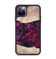 iPhone 11 Pro Max Wood Phone Case - Tonia (Red, 819629)