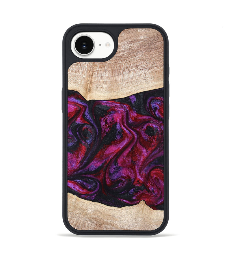iPhone 17e Wood Phone Case - Tonia (Red, 819629)