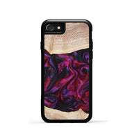 iPhone SE Wood Phone Case - Tonia (Red, 819629)