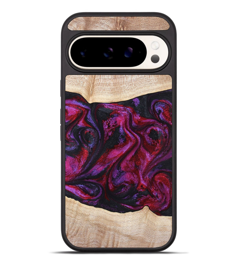Pixel 9 Pro XL Wood Phone Case - Tonia (Red, 819629)