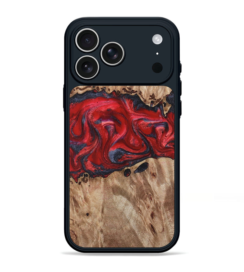 iPhone 17 Pro Max Wood Phone Case - Gus (Red, 819630)