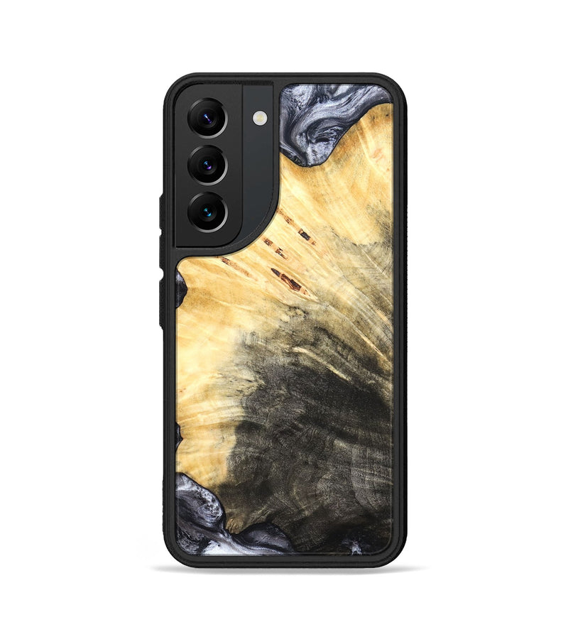 Galaxy S22 Wood Phone Case - Karli (Black & White, 819632)