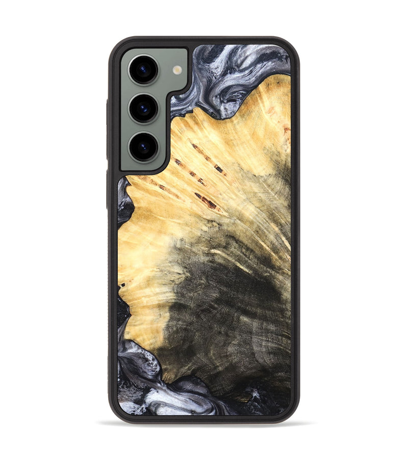 Galaxy S23 Plus Wood Phone Case - Karli (Black & White, 819632)