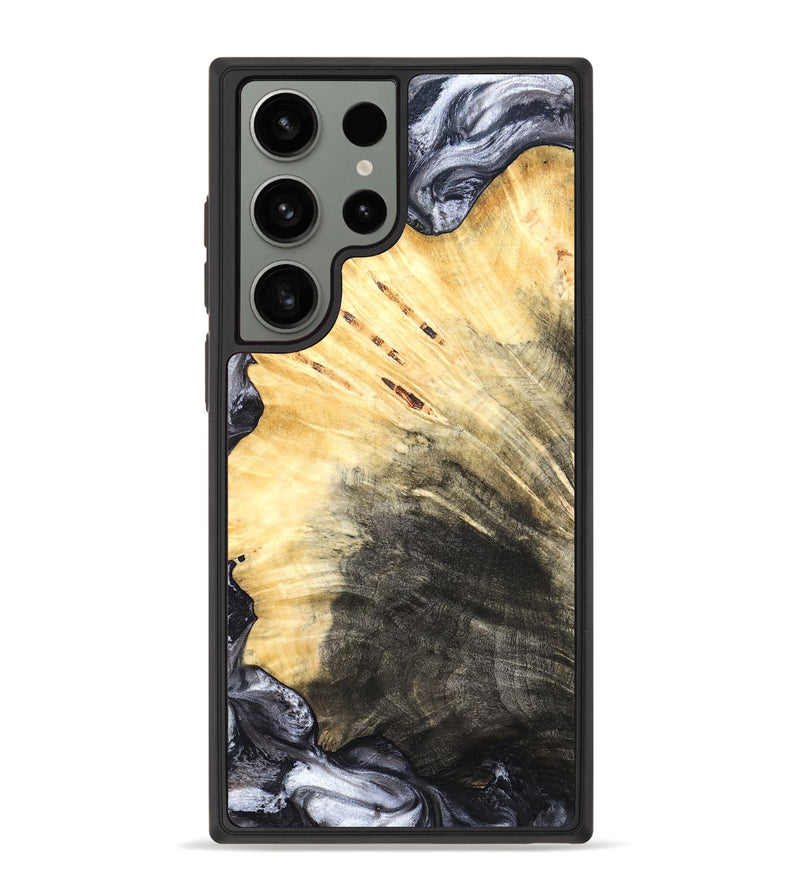 Galaxy S23 Ultra Wood Phone Case - Karli (Black & White, 819632)