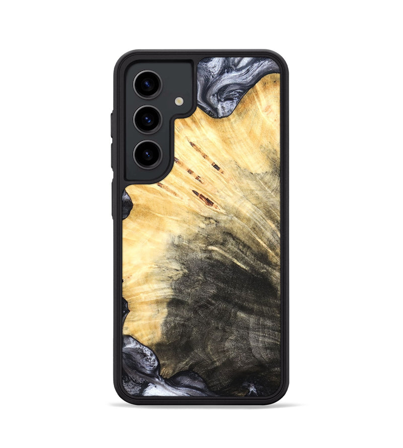 Galaxy S24 Wood Phone Case - Karli (Black & White, 819632)