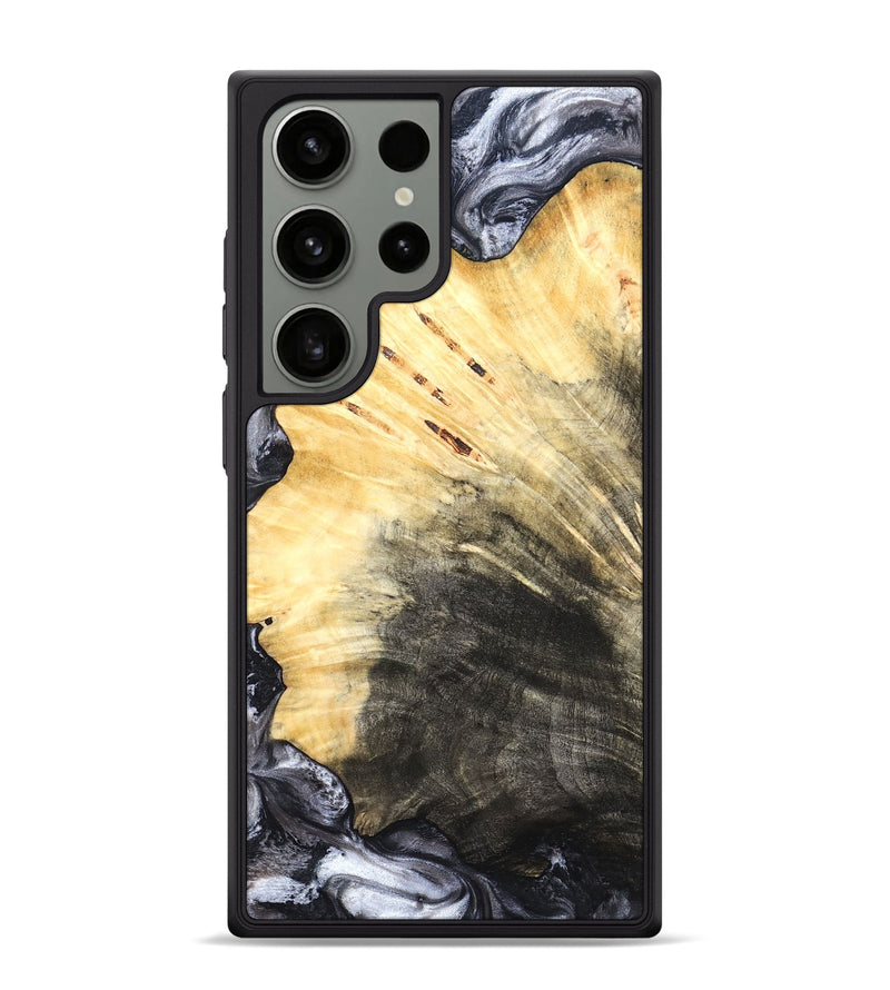 Galaxy S24 Ultra Wood Phone Case - Karli (Black & White, 819632)