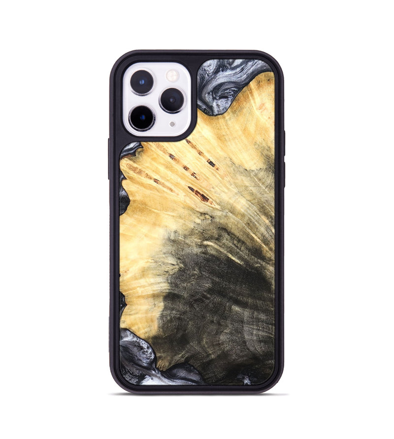 iPhone 11 Pro Wood Phone Case - Karli (Black & White, 819632)
