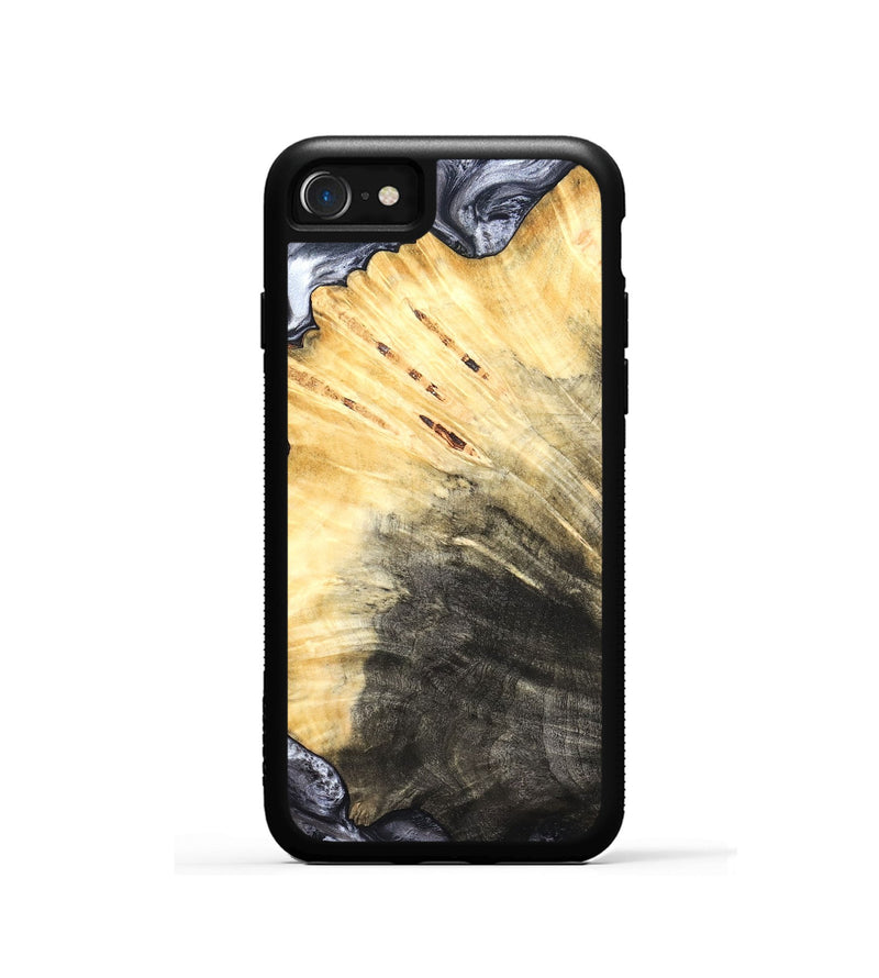 iPhone SE Wood Phone Case - Karli (Black & White, 819632)