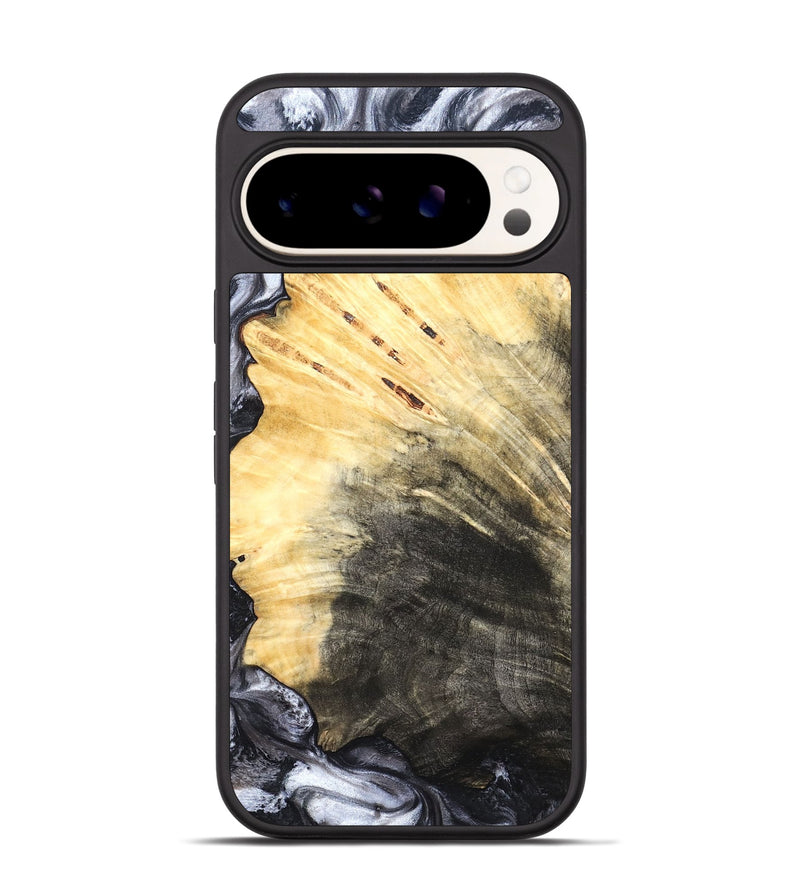 Pixel 9 Wood Phone Case - Karli (Black & White, 819632)
