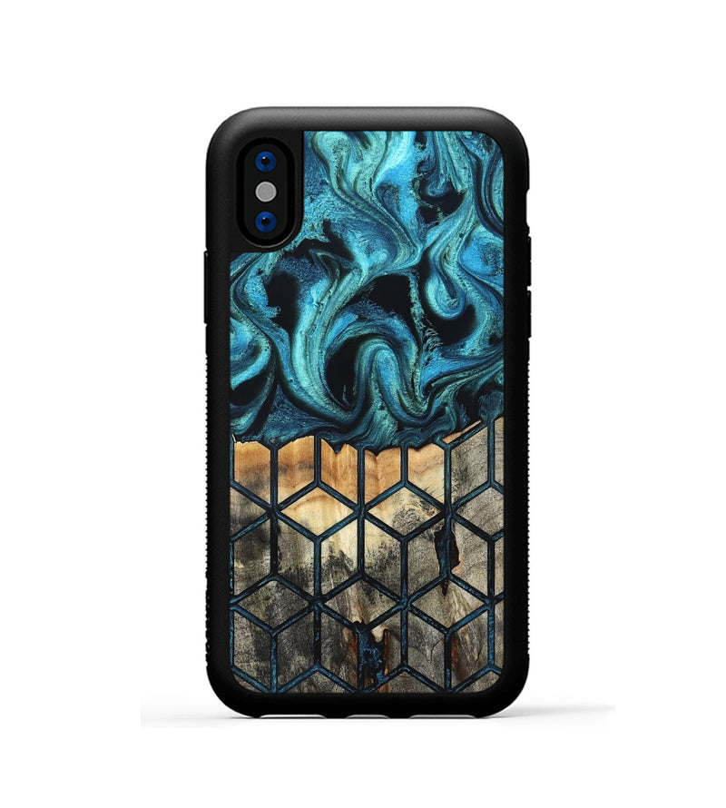 iPhone Xs Wood Phone Case - Luann (Pattern, 819641)