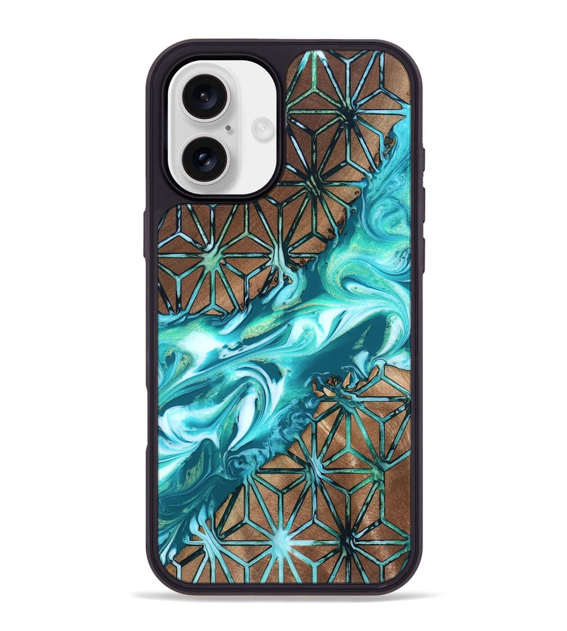 iPhone 16 Plus Wood Phone Case - Chante (Pattern, 819645)