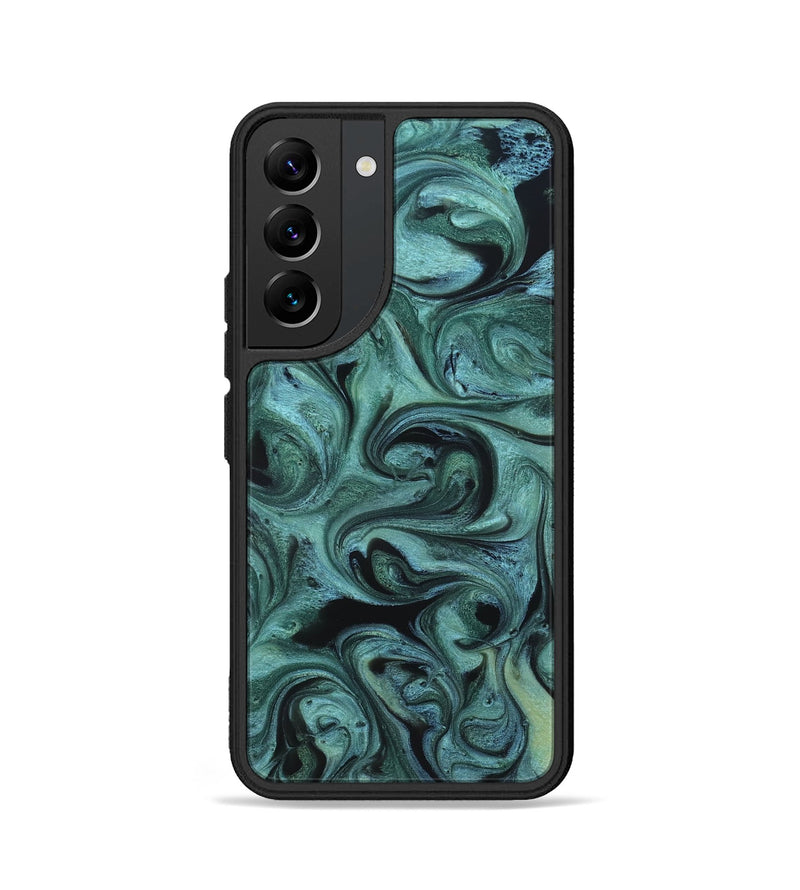 Galaxy S22 ResinArt Phone Case - Cecelia (Green, 819650)