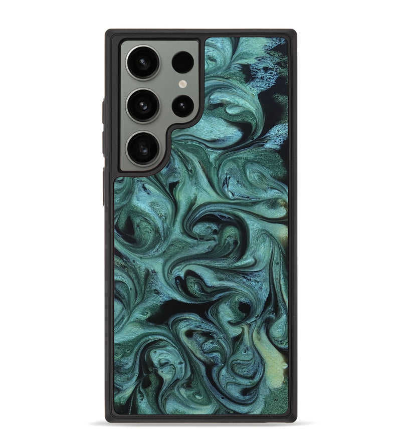 Galaxy S23 Ultra ResinArt Phone Case - Cecelia (Green, 819650)