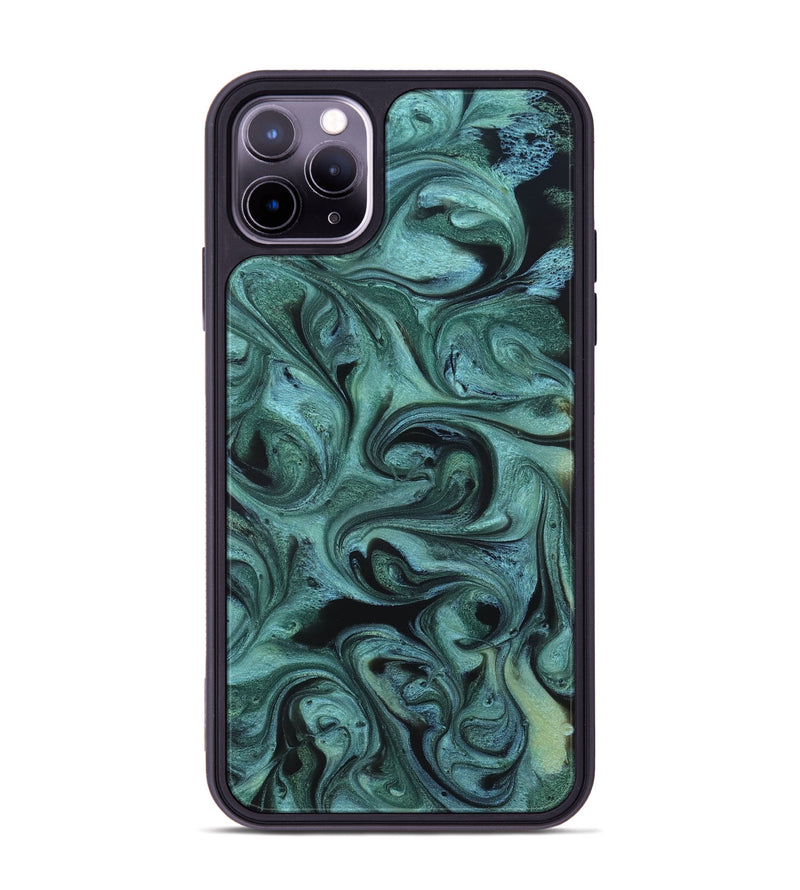iPhone 11 Pro Max ResinArt Phone Case - Cecelia (Green, 819650)