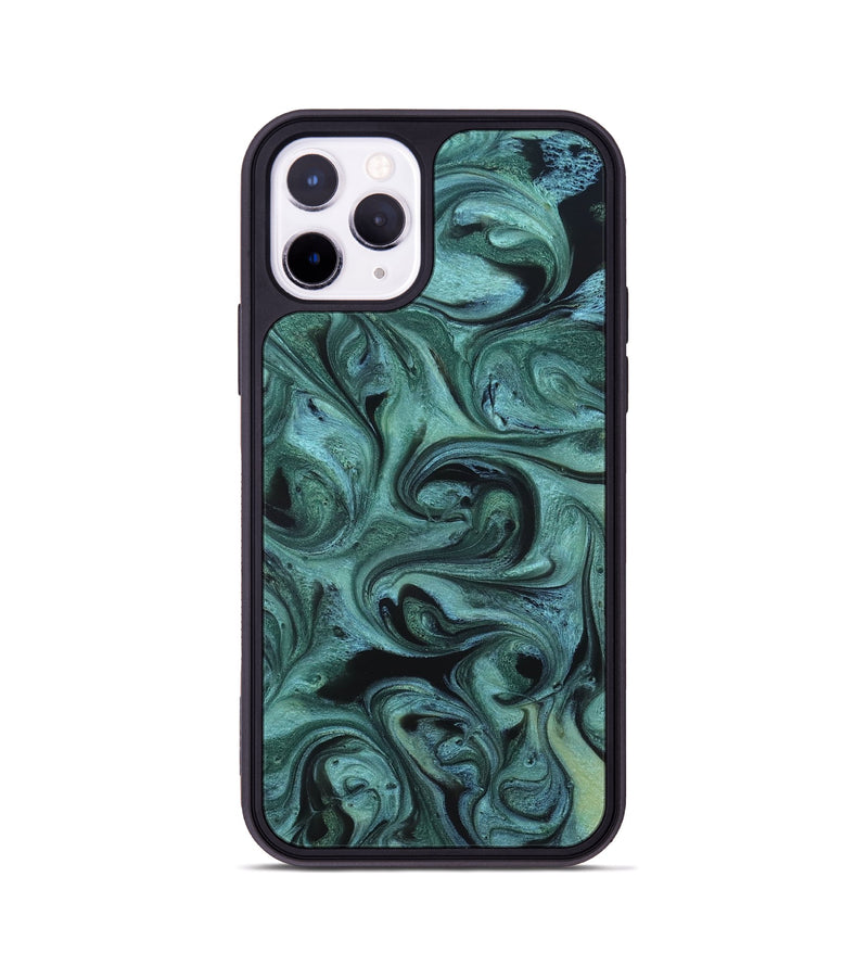 iPhone 11 Pro ResinArt Phone Case - Cecelia (Green, 819650)