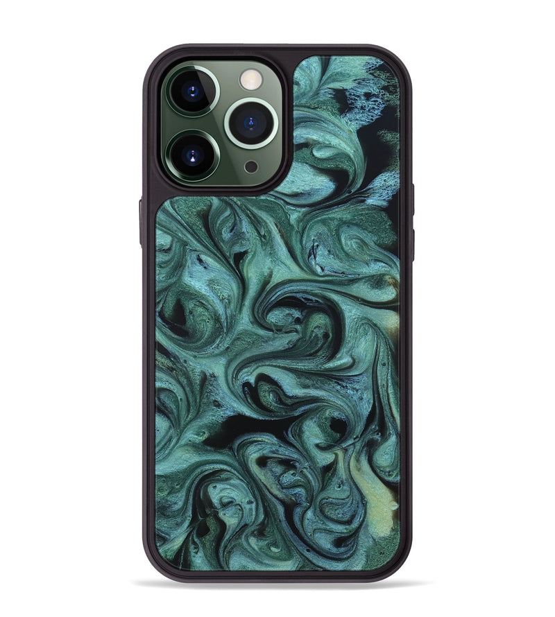 iPhone 13 Pro Max ResinArt Phone Case - Cecelia (Green, 819650)
