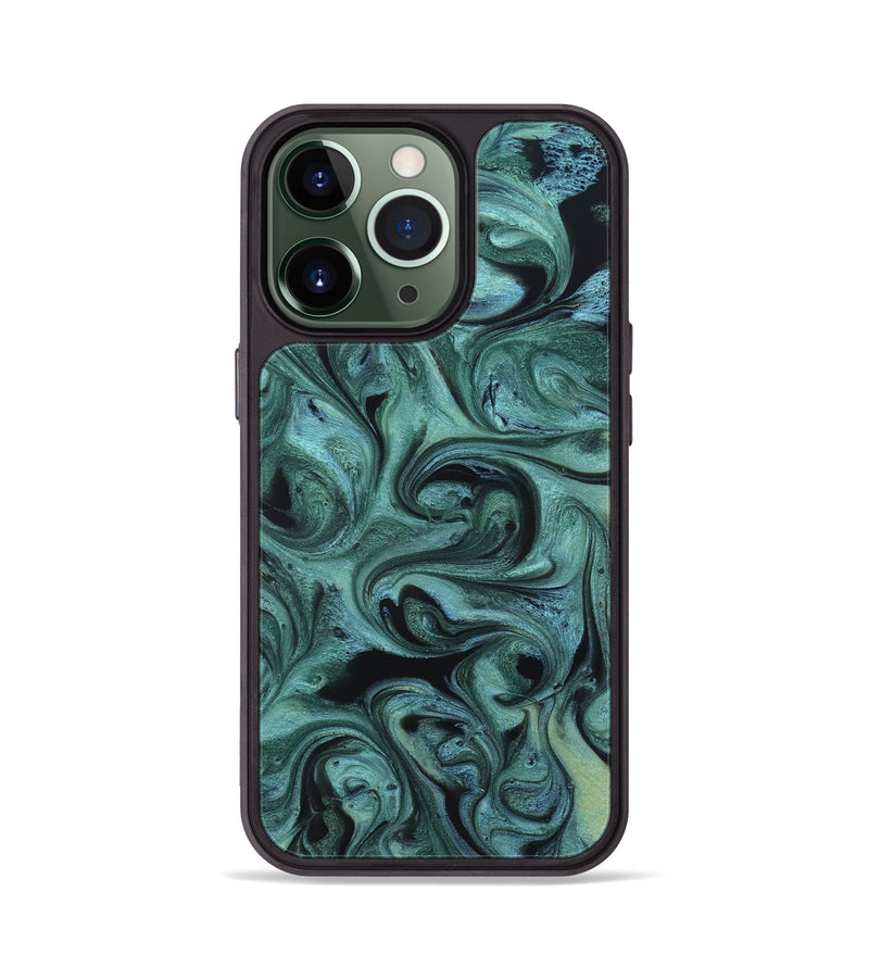 iPhone 13 Pro ResinArt Phone Case - Cecelia (Green, 819650)