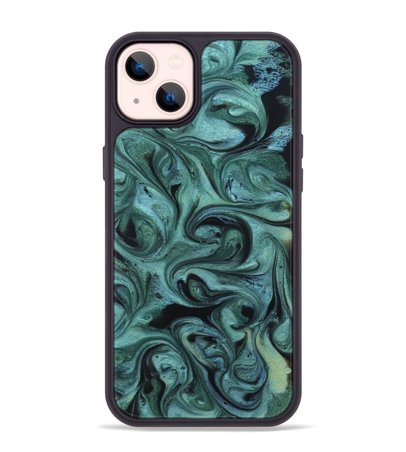 iPhone 14 Plus ResinArt Phone Case - Cecelia (Green, 819650)