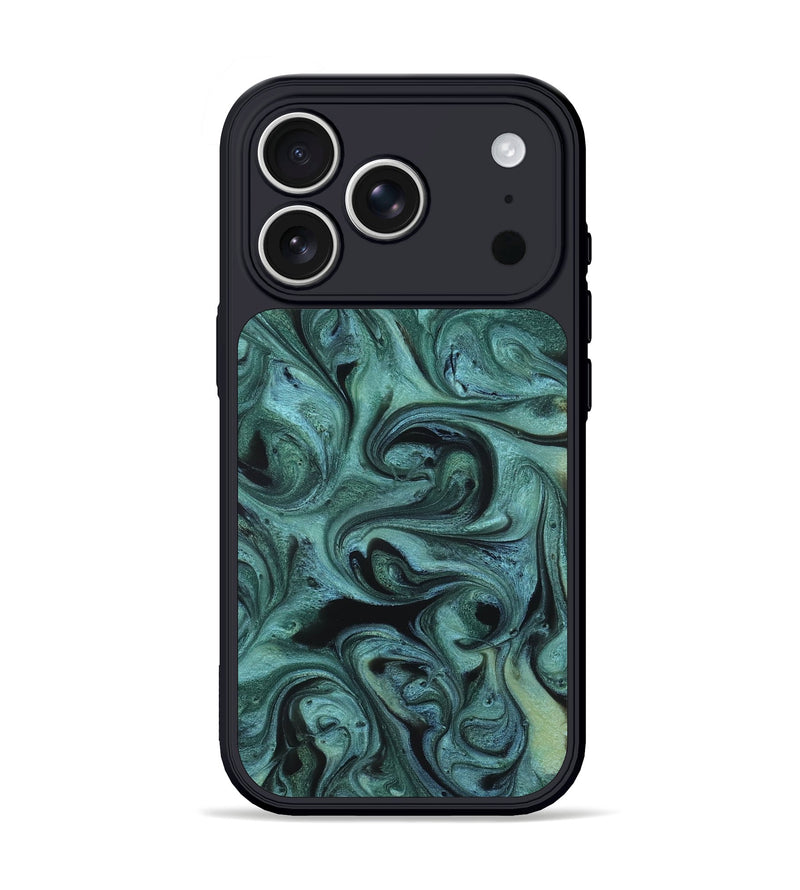 iPhone 17 Pro ResinArt Phone Case - Cecelia (Green, 819650)
