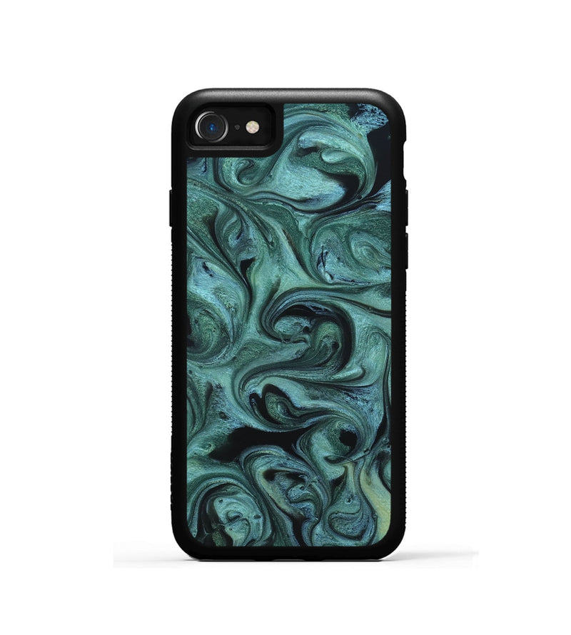 iPhone SE ResinArt Phone Case - Cecelia (Green, 819650)
