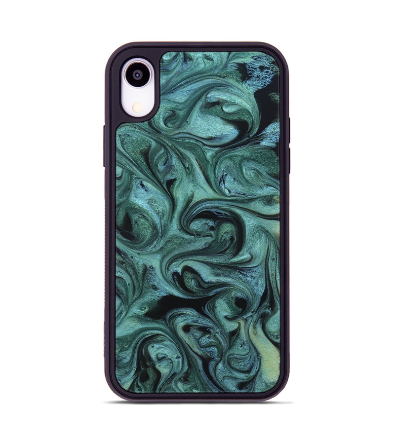 iPhone Xr ResinArt Phone Case - Cecelia (Green, 819650)