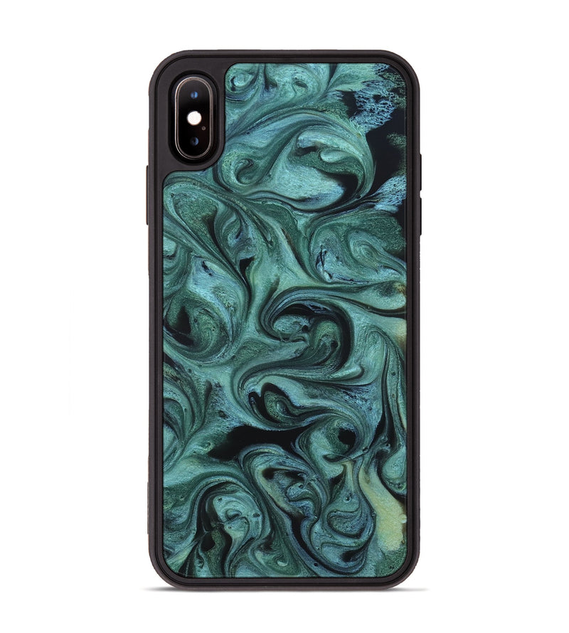 iPhone Xs Max ResinArt Phone Case - Cecelia (Green, 819650)