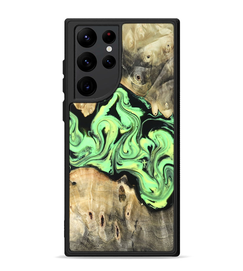 Galaxy S22 Ultra Wood Phone Case - Verdie (Neon, 819655)