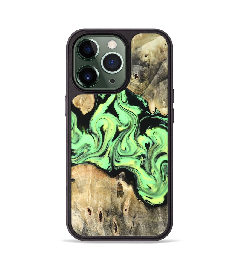 iPhone 13 Pro Wood Phone Case - Verdie (Neon, 819655)