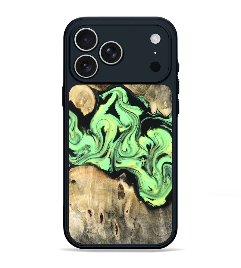 iPhone 17 Pro Max Wood Phone Case - Verdie (Neon, 819655)