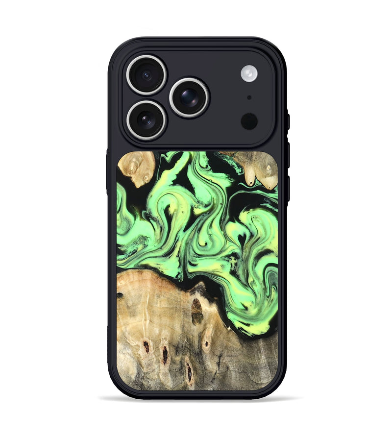 iPhone 17 Pro Wood Phone Case - Verdie (Neon, 819655)