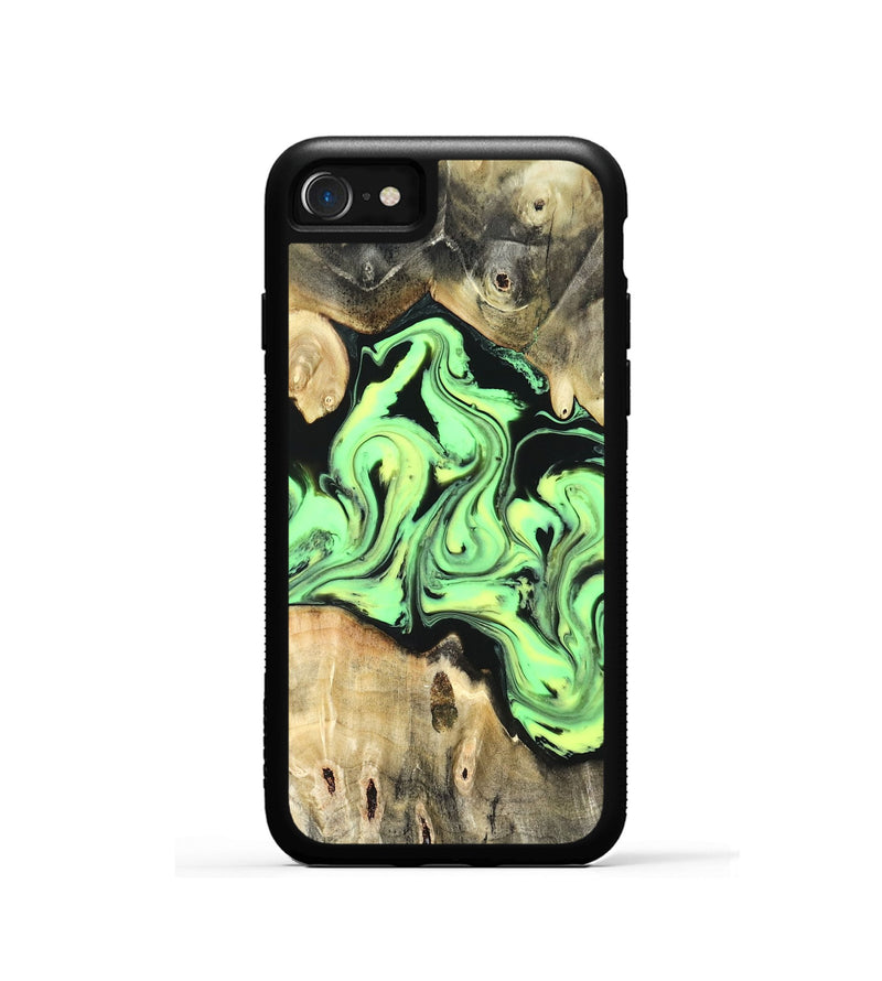 iPhone SE Wood Phone Case - Verdie (Neon, 819655)