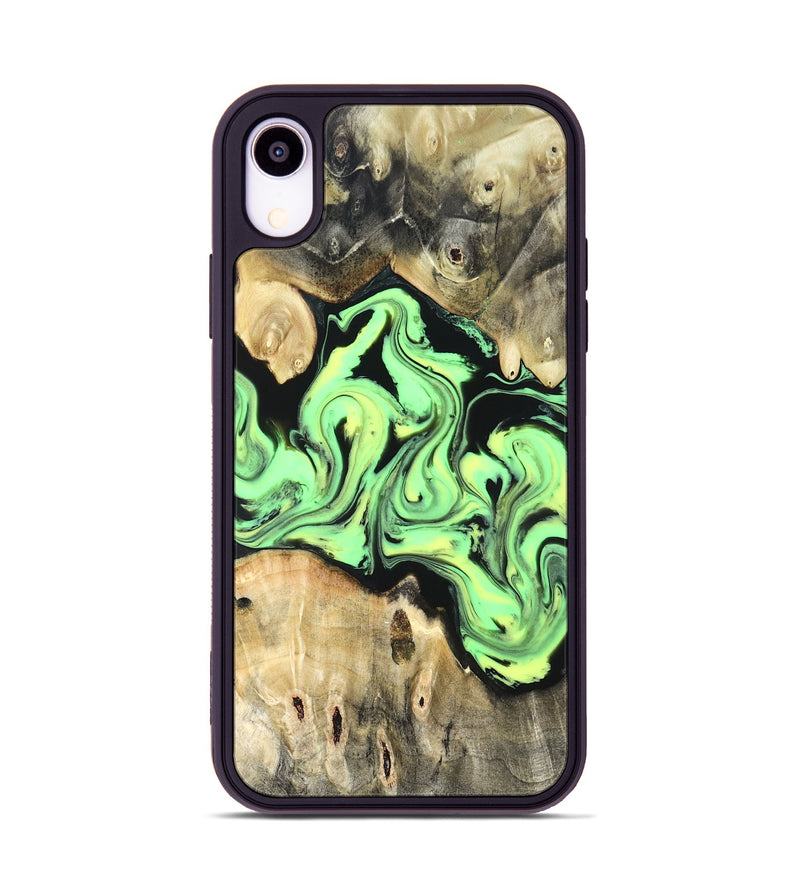 iPhone Xr Wood Phone Case - Verdie (Neon, 819655)