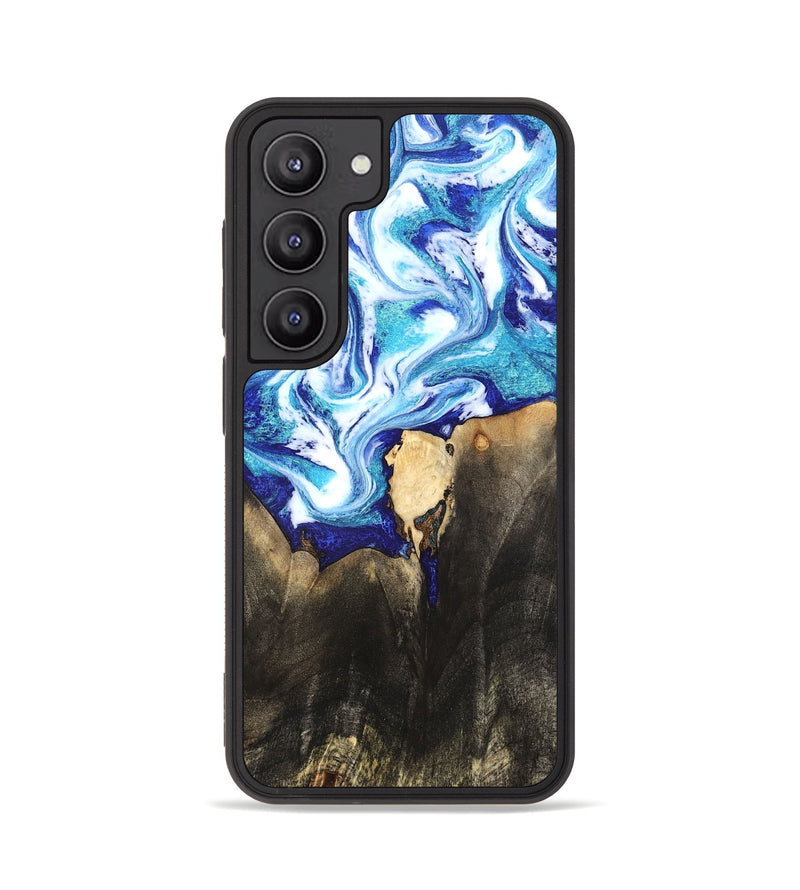 Galaxy S23 Wood Phone Case - Kaiya (Blue, 819669)