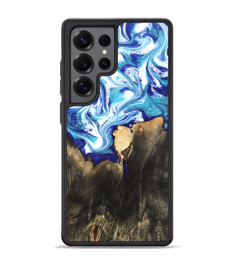 Galaxy S25 Ultra Wood Phone Case - Kaiya (Blue, 819669)