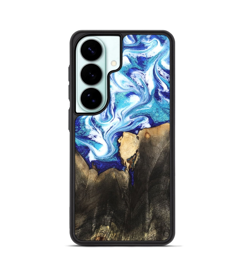 Galaxy S26 Wood Phone Case - Kaiya (Blue, 819669)