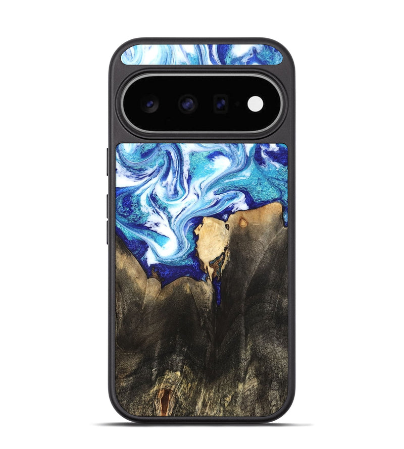 Pixel 11 Wood Phone Case - Kaiya (Blue, 819669)
