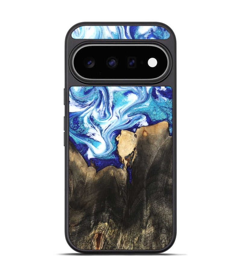 Pixel 11 Pro Wood Phone Case - Kaiya (Blue, 819669)