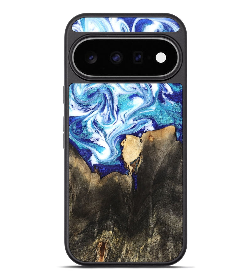 Pixel 11 Pro XL Wood Phone Case - Kaiya (Blue, 819669)