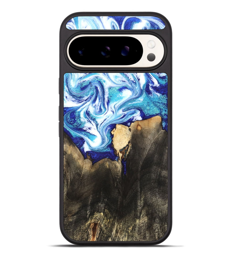 Pixel 9 Pro XL Wood Phone Case - Kaiya (Blue, 819669)