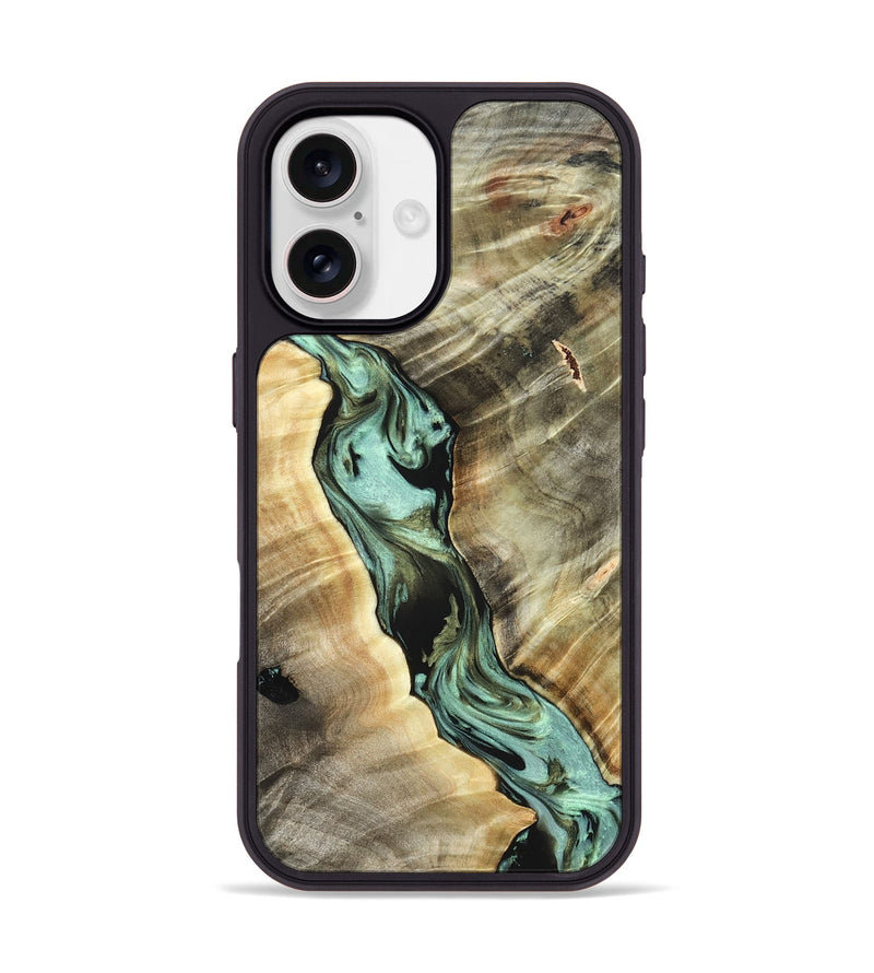 iPhone 17 Wood Phone Case - Idell (Green, 819671)