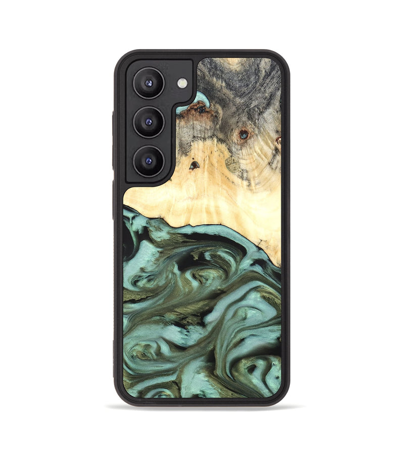 Galaxy S23 Wood Phone Case - Kermit (Green, 819673)